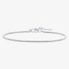 Bracelet fin argenté en acier inoxydable avec chaîne serpent, bijou minimaliste et moderne