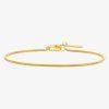 Bracelet fin doré en acier inoxydable avec chaîne serpent, bijou minimaliste et moderne